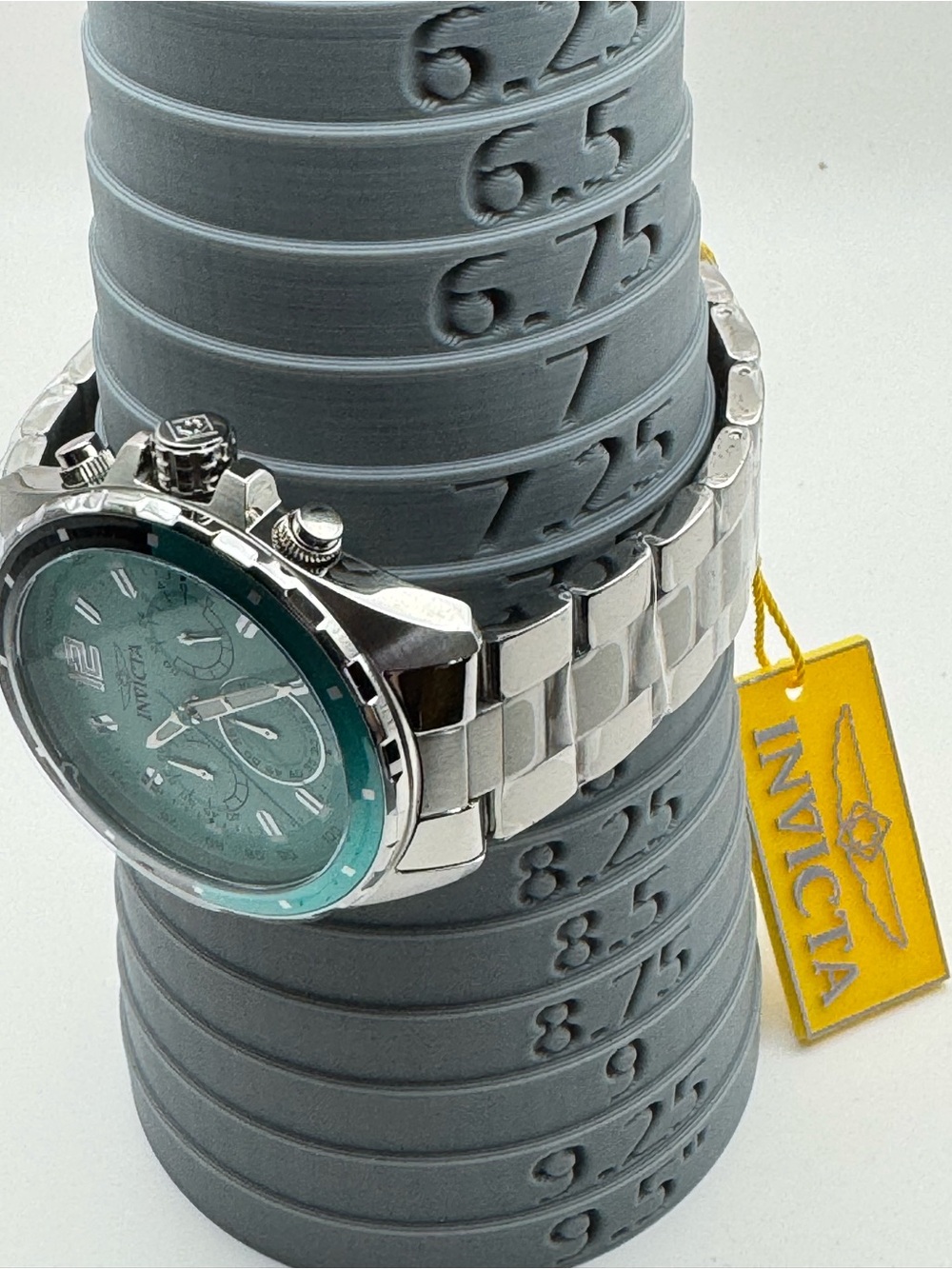 Invicta Men’s Stainless Steel Watch with Teal Dial